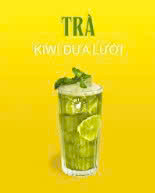 Minh họa Trà dưa lưới kiwi