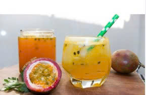 Minh họa Trà chanh dây mật ong